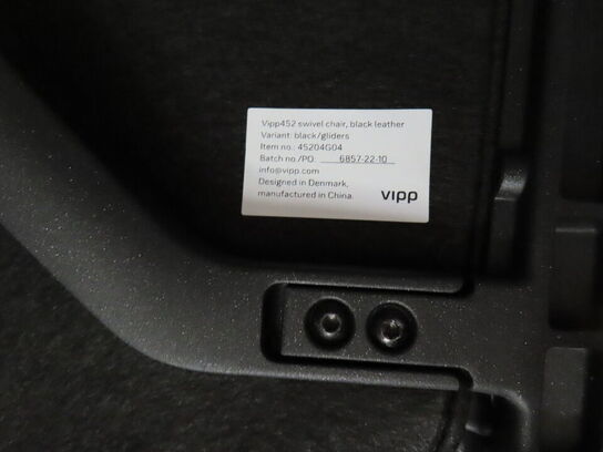 6 stk. stole, VIPP 452 Swivel Chair