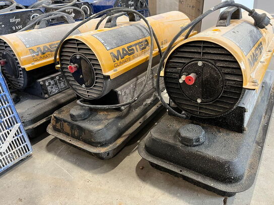 3 Stk. Master Varme kanoner