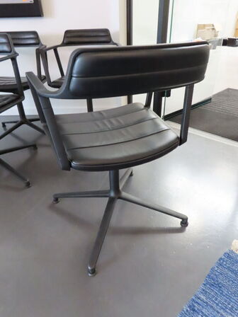 6 stk. stole, VIPP 452 Swivel Chair