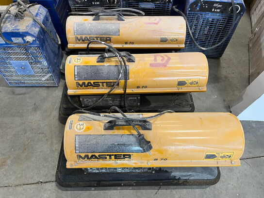 3 Stk. Master Varme kanoner