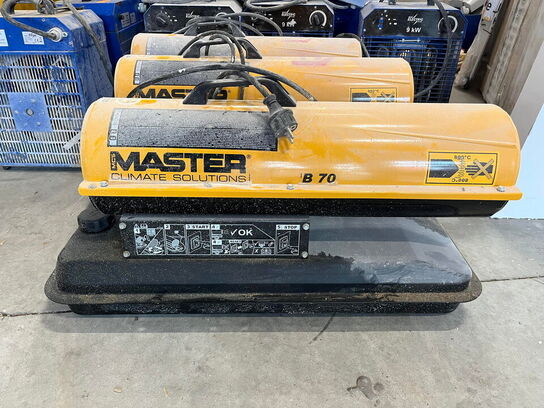 3 Stk. Master Varme kanoner