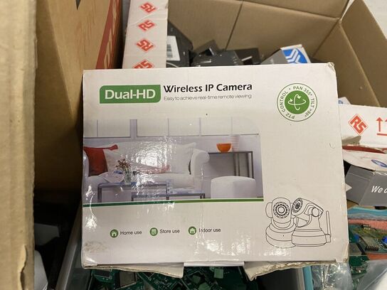 Diverse printerplader og kamera