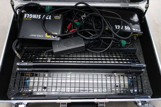 2 stk. Rør-lamper KINO FLO 12V Single