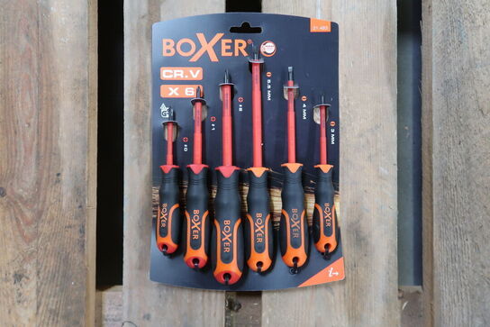 5 pk. Boxer Skruetrækkersæt VDE 6 dele