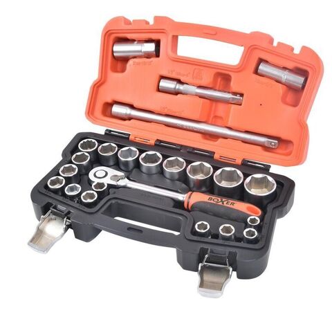 Boxer topnøglesæt 10-32 mm 1/2" 23 dele
