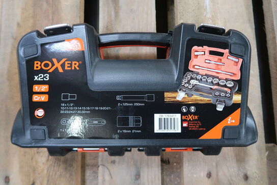 Boxer topnøglesæt 10-32 mm 1/2" 23 dele