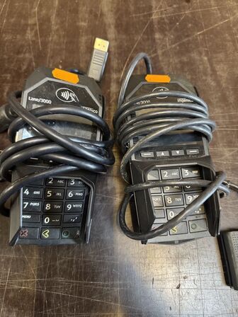 2 stk. Kortterminal, Ingenico Lane/3000