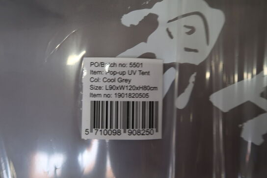 2 stk. Wishkids UV50+ Pop-Up Telt - Grey