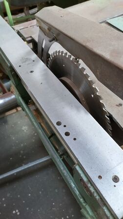 Dobbelt formatsav med kip på klinger op til 45 gr. RÜCO