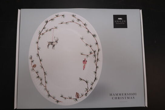 KÄHLER Hammershøi Christmas ovalt fad 2020
