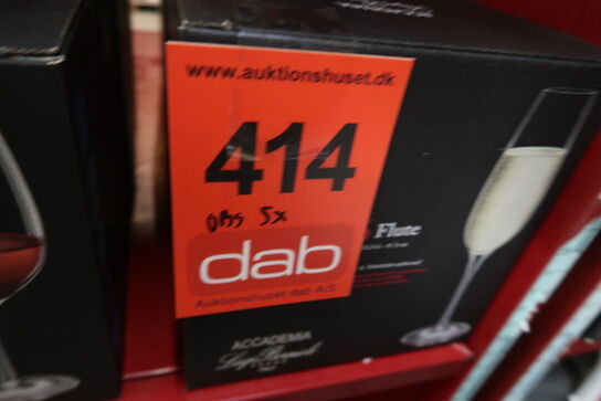 5 stk. Luigi Bormioli Palace champagneglas 23,5 cl 