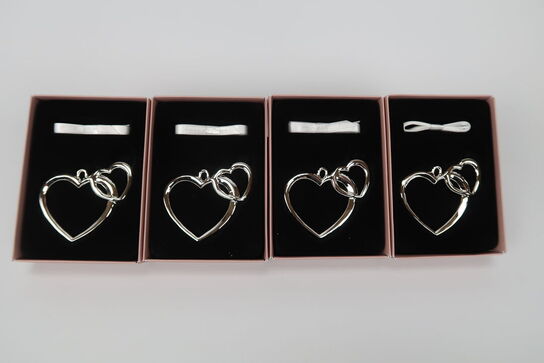 4 stk. Rosendahl mors dag-hjerte 2023 H6 cm