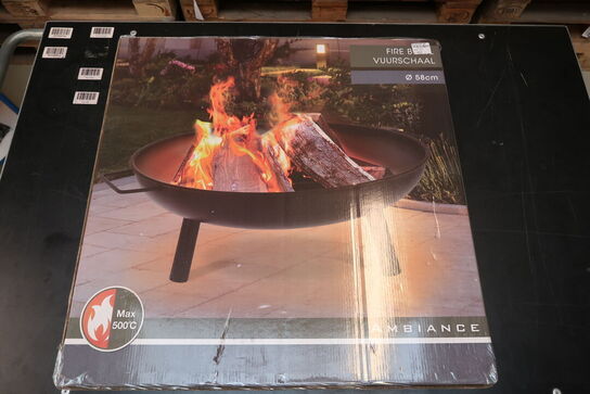 Ambiance bålfad sort 58 cm