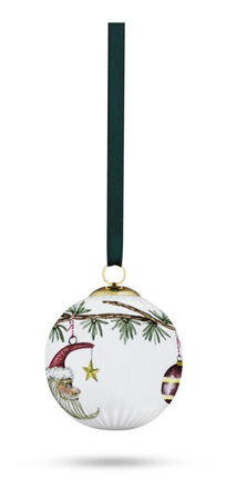 3 stk. KÄHLER Hammershøi Christmas julekugle 2019 hvid Ø6 cm