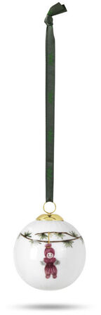 2 stk. KÄHLER Hammershøi Christmas julekugle 2021 hvid Ø6 cm