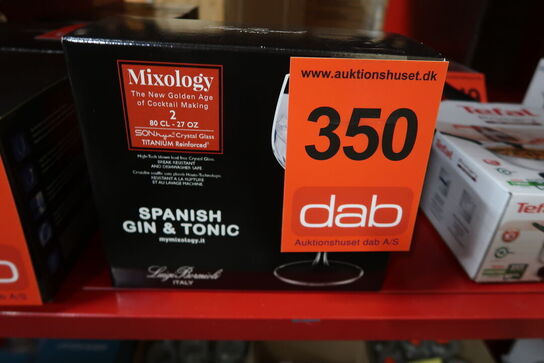 2 stk. Luigi Bormioli Mixology spansk gin & tonic-glas 80 cl 