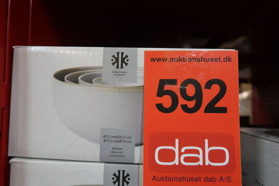 Knabstrup Keramik Tavola skålesæt 4 str.