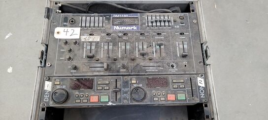 Dual CD afspiller. Denon DN-2000f MKIII Dual Player. Numark DM1190