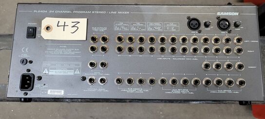 Samson PL 2404 24 kanal stereo mixer