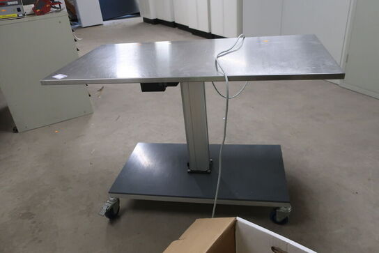 Arbejdsbord m. hævefunktion 130x66 cm