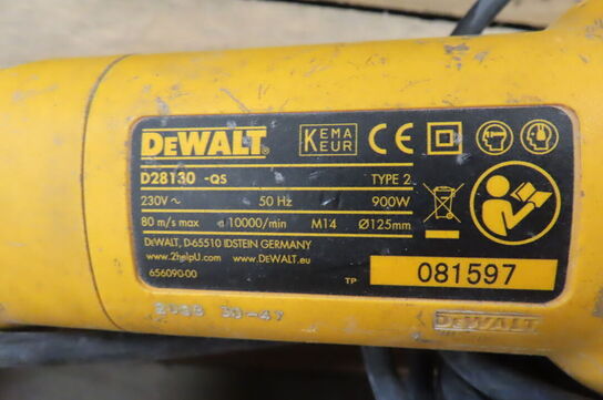 2 stk. El-vinkelslibere DEWALT