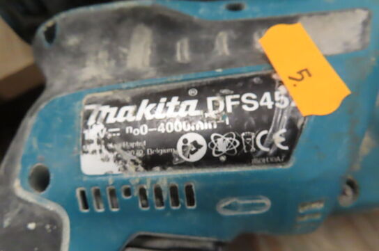 7 stk. Akku-værktøj samt arbejdsradio MAKITA