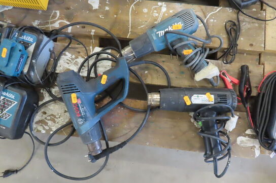 3 stk. Varmepistoler