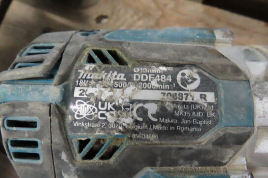 7 stk. Akku-værktøj samt arbejdsradio MAKITA