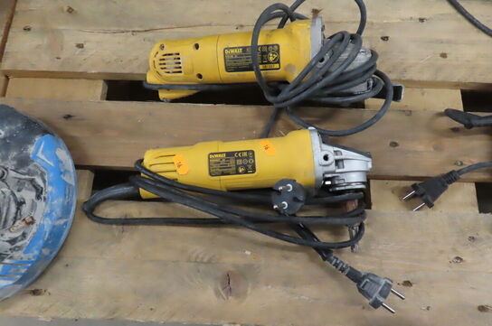 2 stk. El-vinkelslibere DEWALT