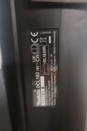 Akku støvsuger MAKITA DCL182 med batteri og lader