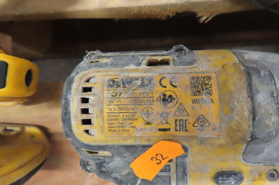 3 stk. Akku-værktøj DEWALT