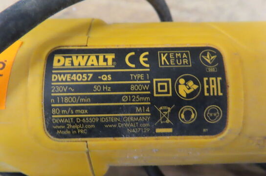 2 stk. El-vinkelslibere DEWALT