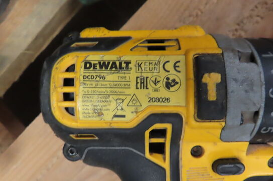 3 stk. Akku-værktøj DEWALT