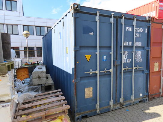 20" skibscontainer med indhold