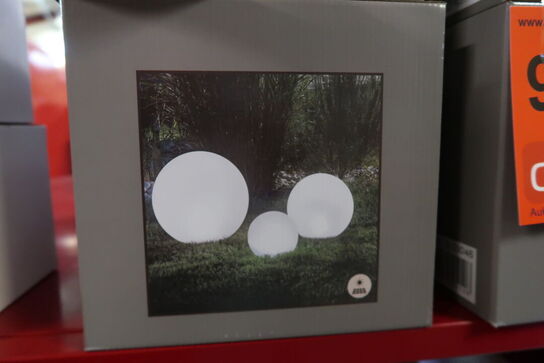 Cozzy 3-Pak Udendørs Solcelle Led Lyskugler - Hvid  