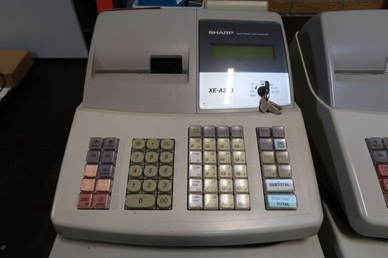 2 stk. Kasseapparat Sharp XE-A303