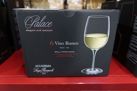 6 stk. Luigi Bormioli Palace hvidvinsglas 32,5 cl 