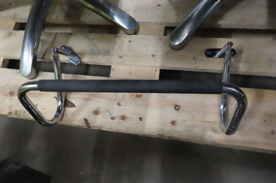 2 stk. Frisørstole samt 2 stk. Fodstøtter