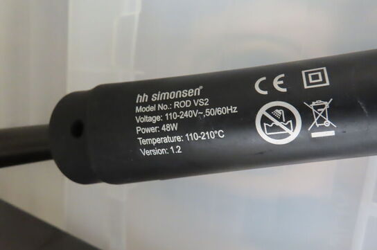 Krøllejern, fladejern samt hårtørrer