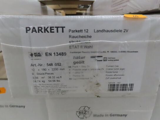 60 kvm. Parketgulv - Oak Fumed