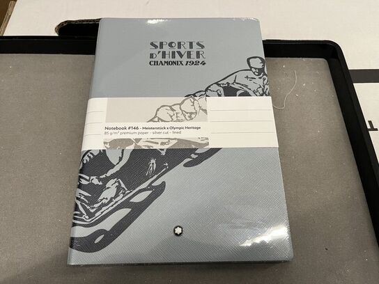 5 stk. notesbøger MONTBLANC #146 Olympic Heritage Chamonix MB132988