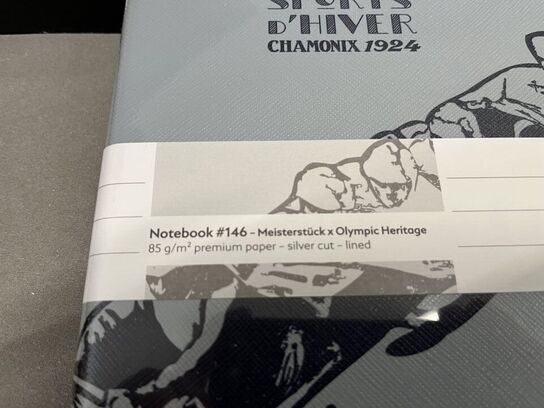 5 stk. notesbøger MONTBLANC #146 Olympic Heritage Chamonix MB132988