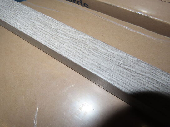 20 stk. Afslutningskante / pynteliste til akustikpaneler - Grey Oak