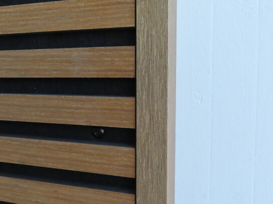 5 stk. Afslutningskante / pynteliste til akustikpaneler - Ask