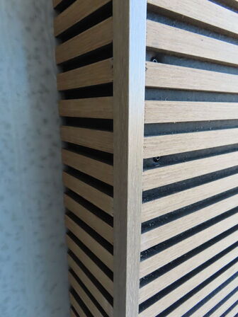 5 stk. Afslutningskante / pynteliste til akustikpaneler - Grey Oak