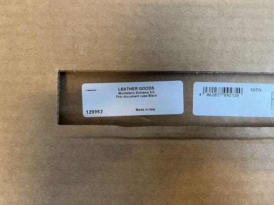 Mappe  MONTBLANC Extreme 3.0 document case black MB129962