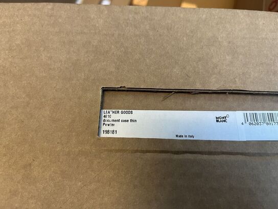 Taske MONTBLANC Document case pewter MB198181