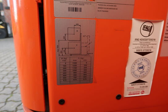 El Stabler TOYOTA SSE135L (EX-Godkendt, Stå-ind Stabler)