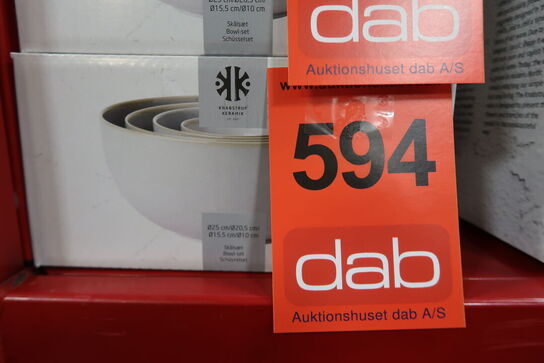 Knabstrup Keramik Tavola skålesæt 4 str.