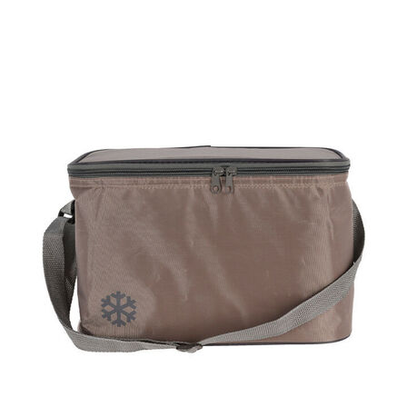 8 stk. Køletaske 8 liter - Grå/Brun